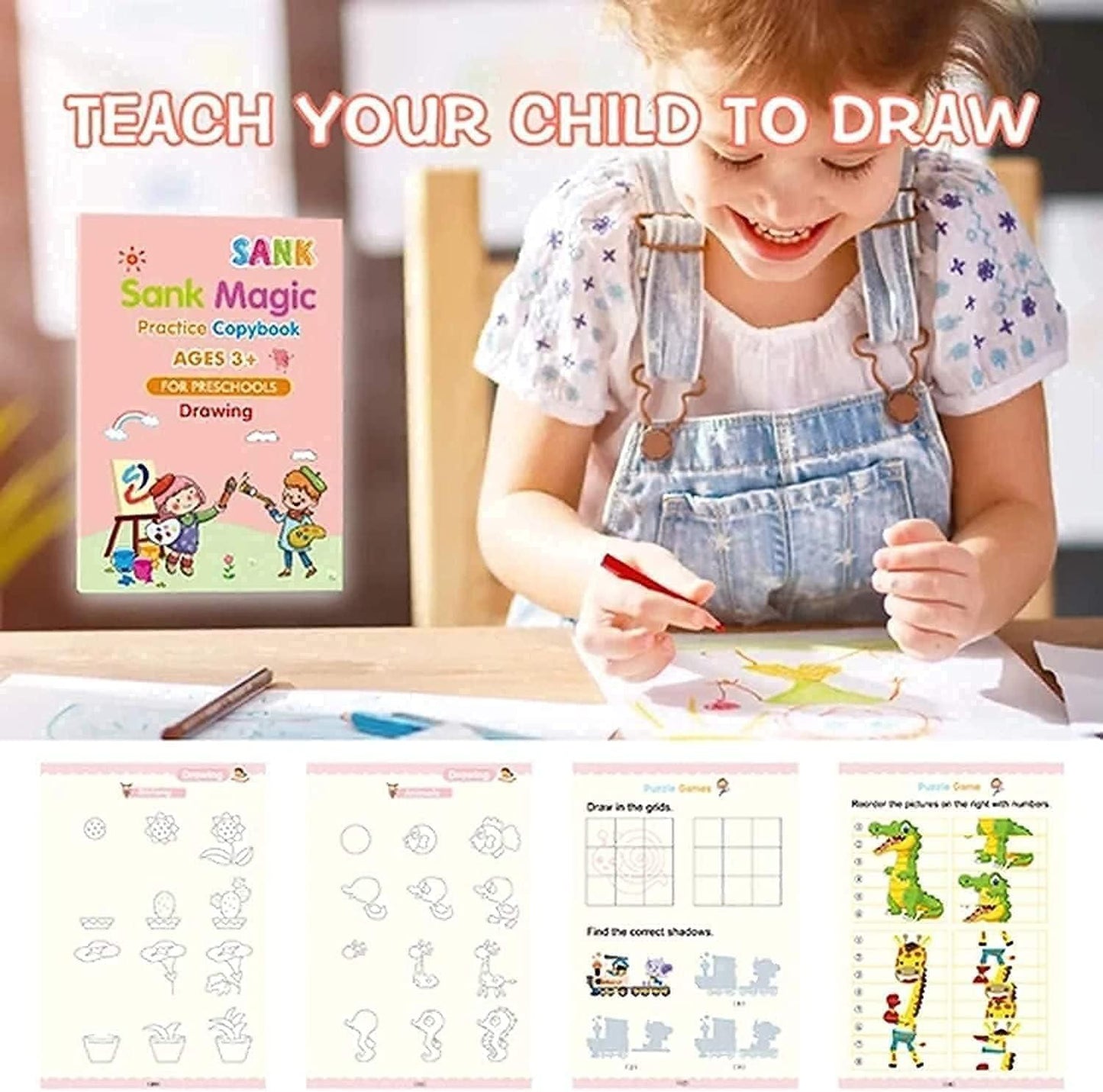 Twinklez Magic Book (BUY 1 BOOKS GET 4 BOOKS 1 Pen,1 Grip, 10 REFILLS FREE)