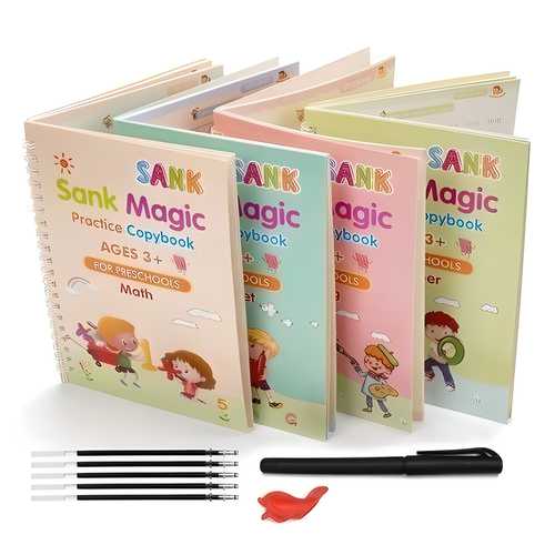 Twinklez Magic Book (BUY 1 BOOKS GET 4 BOOKS 1 Pen,1 Grip, 10 REFILLS FREE)