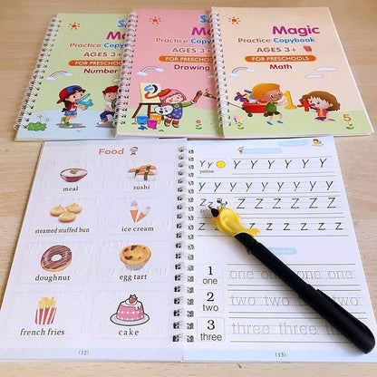 Twinklez Magic Book (BUY 1 BOOKS GET 4 BOOKS 1 Pen,1 Grip, 10 REFILLS FREE)