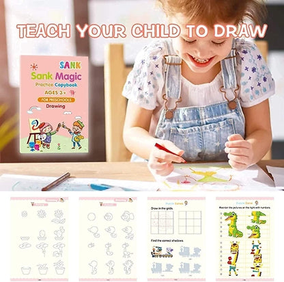 Twinklez Magic Book (BUY 1 BOOKS GET 4 BOOKS 1 Pen,1 Grip, 10 REFILLS FREE)